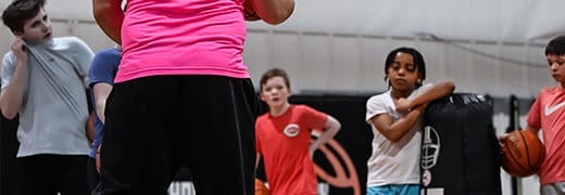 Small Group Personal Training 2 Small group of kids havng personalized attention at our academy